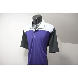 Adidas Golf Polo Puremotion CoolMax Short Sleeve Athletic Golf Shirt Mens Sz XL
